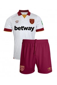 Fotbalové Dres West Ham United Dětské Třetí Oblečení 2024-25 Krátký Rukáv (+ trenýrky)